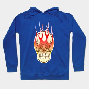 Tribal Celtic Flaming Skull Hoodie